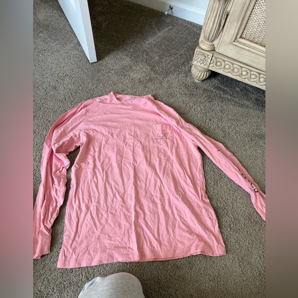 Men’s Vineyard Vines pink Long Sleeve Shirt